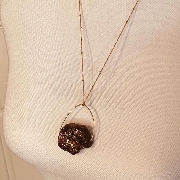 Raw Garnet Necklace - Picture 4 of 5